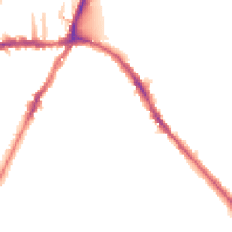 Night-time road noise heatmap for SE19 2LZ