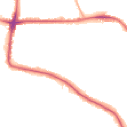 Night-time road noise heatmap for SE19 3QY