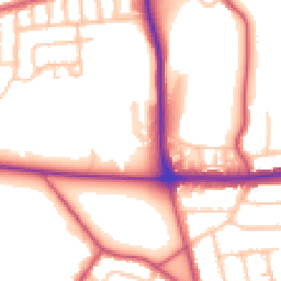 Daytime road noise heatmap for SE2 0AT