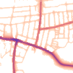 Daytime road noise heatmap for SE2 0ET