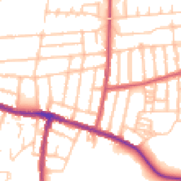 Daytime road noise heatmap for SE2 0EY