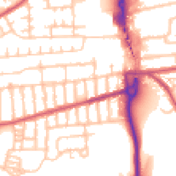 Daytime road noise heatmap for SE2 0LX