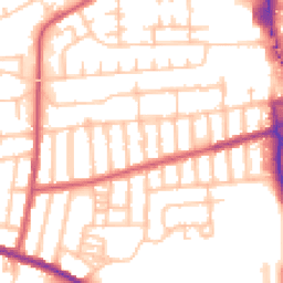 Daytime road noise heatmap for SE2 0NH