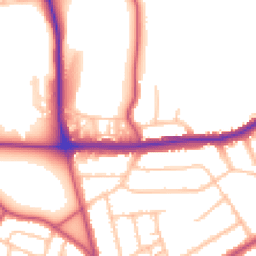 Daytime road noise heatmap for SE2 0QA