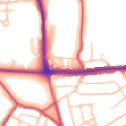 Daytime road noise heatmap for SE2 0QF