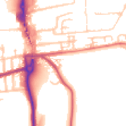 Daytime road noise heatmap for SE2 0QJ