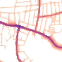 Daytime road noise heatmap for SE2 0RA