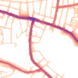 Daytime road noise heatmap for SE2 0RG