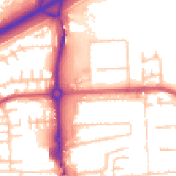 Daytime road noise heatmap for SE2 9DS