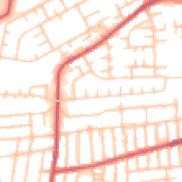 Daytime road noise heatmap for SE2 9LS