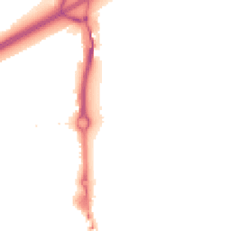 Night-time road noise heatmap for SE2 9UJ