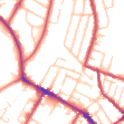 Daytime road noise heatmap for SE20 7BG