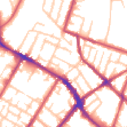 Daytime road noise heatmap for SE20 7DX