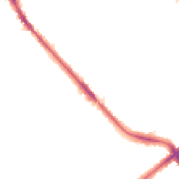 Night-time road noise heatmap for SE20 8AJ