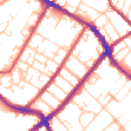Daytime road noise heatmap for SE20 8HJ