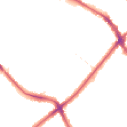 Night-time road noise heatmap for SE20 8LW