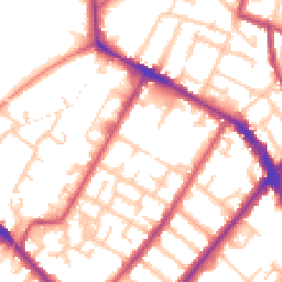 Daytime road noise heatmap for SE20 8QJ