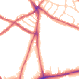 Daytime road noise heatmap for SE21 7BQ