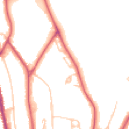 Daytime road noise heatmap for SE21 7LU