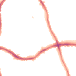 Night-time road noise heatmap for SE21 8HJ