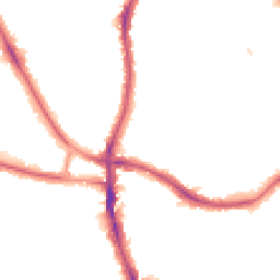 Night-time road noise heatmap for SE21 8JD