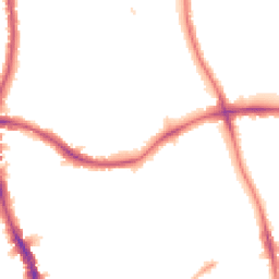 Night-time road noise heatmap for SE21 8JH