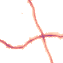 Night-time road noise heatmap for SE21 8LL