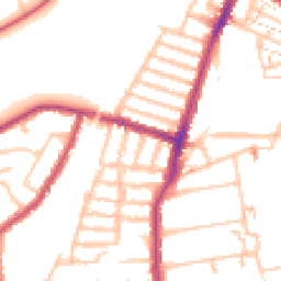 Daytime road noise heatmap for SE23 1AU