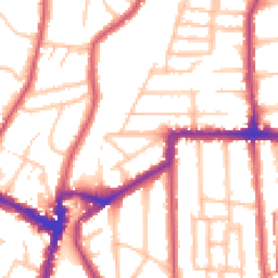 Daytime road noise heatmap for SE23 1BS