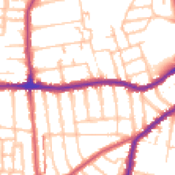 Daytime road noise heatmap for SE23 1DD