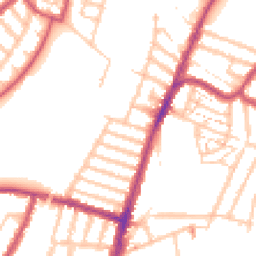 Daytime road noise heatmap for SE23 1PL