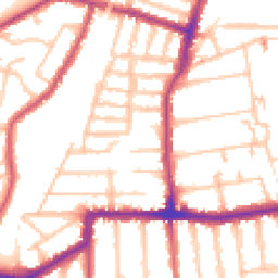 Daytime road noise heatmap for SE23 1RD