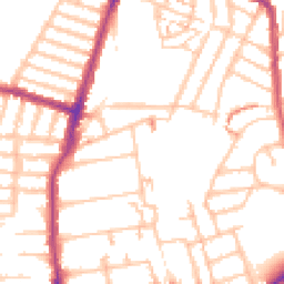 Daytime road noise heatmap for SE23 1SN