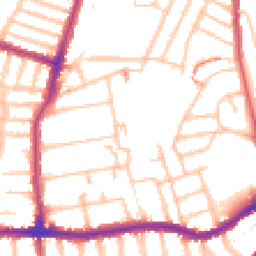Daytime road noise heatmap for SE23 1SP