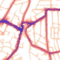 Daytime road noise heatmap for SE23 2NF