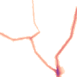 Night-time road noise heatmap for SE23 2RQ