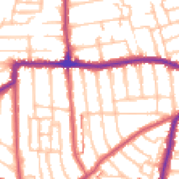 Daytime road noise heatmap for SE23 2SS
