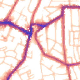 Daytime road noise heatmap for SE23 2UW