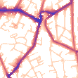 Daytime road noise heatmap for SE23 3HS