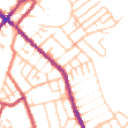 Daytime road noise heatmap for SE25 4XS