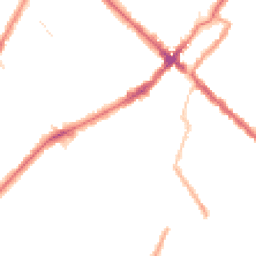 Night-time road noise heatmap for SE25 5AA