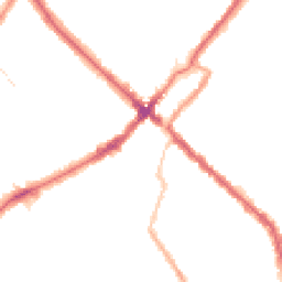 Night-time road noise heatmap for SE25 5AL