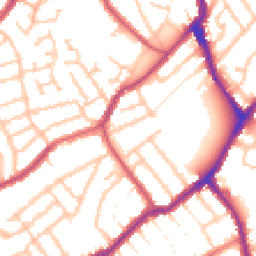 Daytime road noise heatmap for SE25 5DS