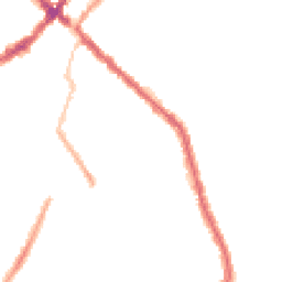 Night-time road noise heatmap for SE25 5LE