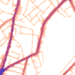 Daytime road noise heatmap for SE25 5QE