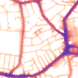 Daytime road noise heatmap for SE26 4AE