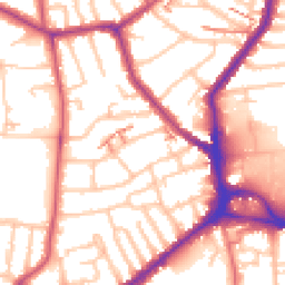 Daytime road noise heatmap for SE26 4AG