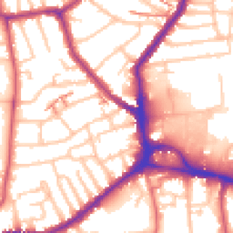 Daytime road noise heatmap for SE26 4AH