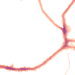 Night-time road noise heatmap for SE26 4AJ