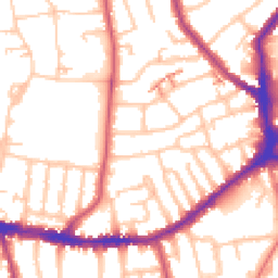 Daytime road noise heatmap for SE26 4AN